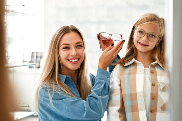 istock Glasses fitting and eye examination by an ophthalmologist 1914513506