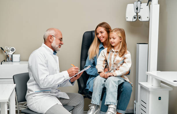 istock Glasses fitting and eye examination by an ophthalmologist 1914520976