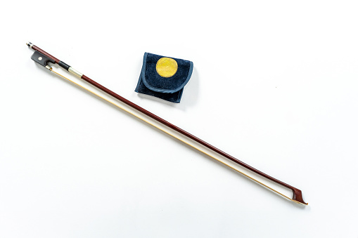Cello bow and resin