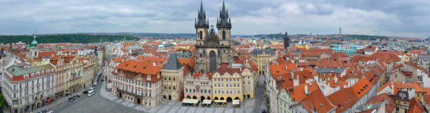 istock Panoramic view of Notre Dame Church  in Prague 1914614582