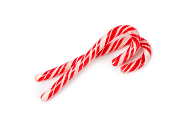 istock Candy cane isolated on white background. Christmas sweets. Christmas candy. New Year. A traditional sweet gift for the Christmas tree. Holiday concept. 1914619769