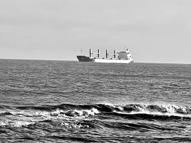 istock A cargo container ship in the North Sea at Northumberland 1914621339