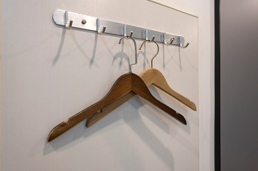 Hangers that have not been used for a long time