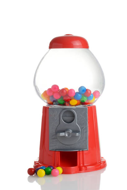 istock plastic toy gumball machine with colorful gum 1914741219