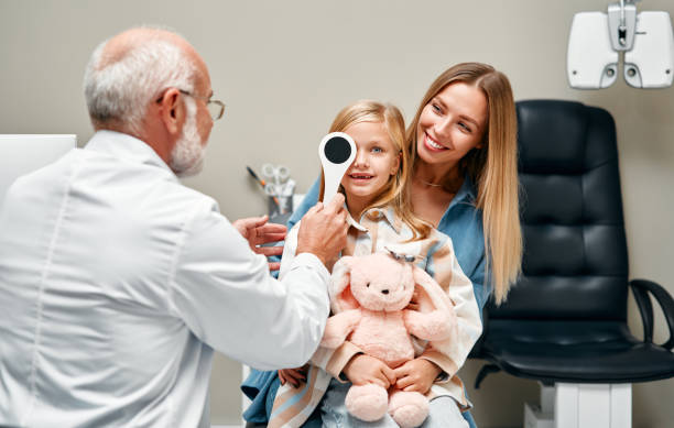 istock Glasses fitting and eye examination by an ophthalmologist 1914744320