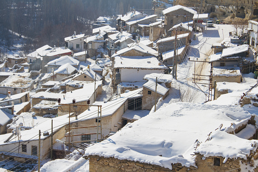 A snowy day from Karaman Taşkale village