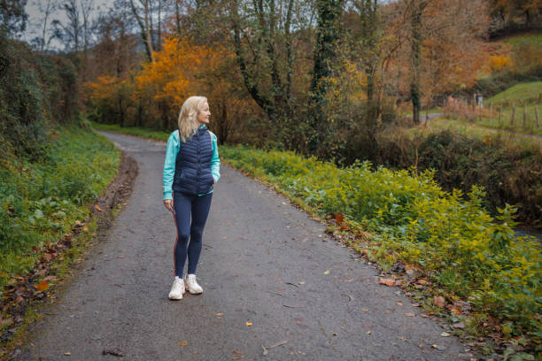 istock Woman hiker on a hike in autumn 1914895691