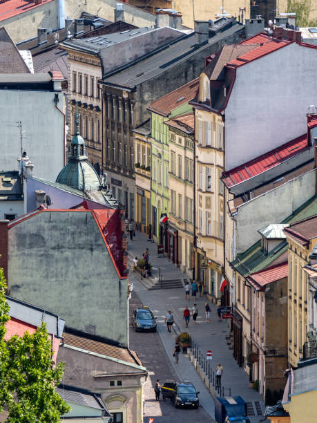 ulica starego miasta, cieszyn, polska - cieszyn zdjęcia i obrazy z banku zdjęć