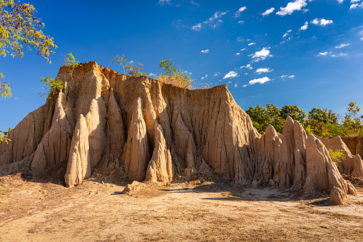 Sao Din Na Noi is a soil formation into strange shapes located  in Srinan National Park, Nan province, Thailand.