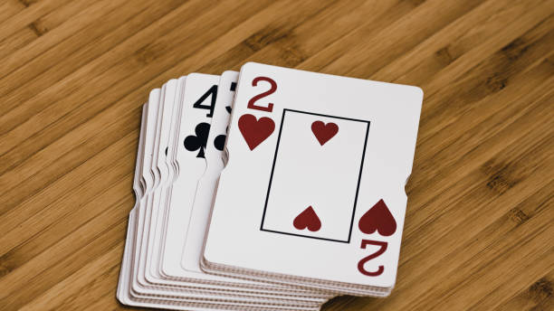Stack of poker chips for high-stakes casino games