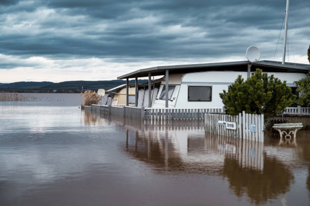 Flooding at the campsite in Kelbra