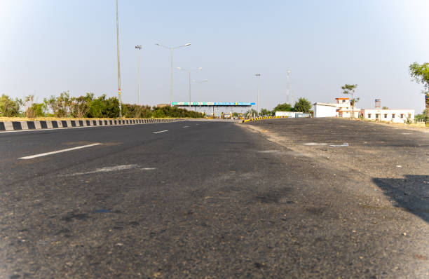 istock isolated tarmac road highway low angle view at day 1915110582
