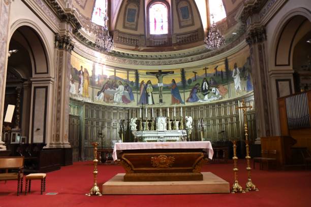 istock Mont de Marsan - Madeleine church 1915113694
