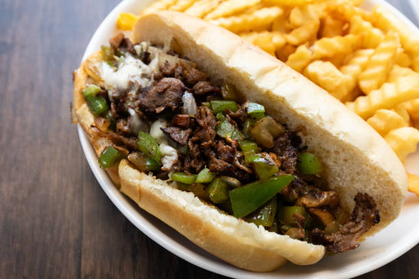 istock Philly Steak with Fries 1915141762