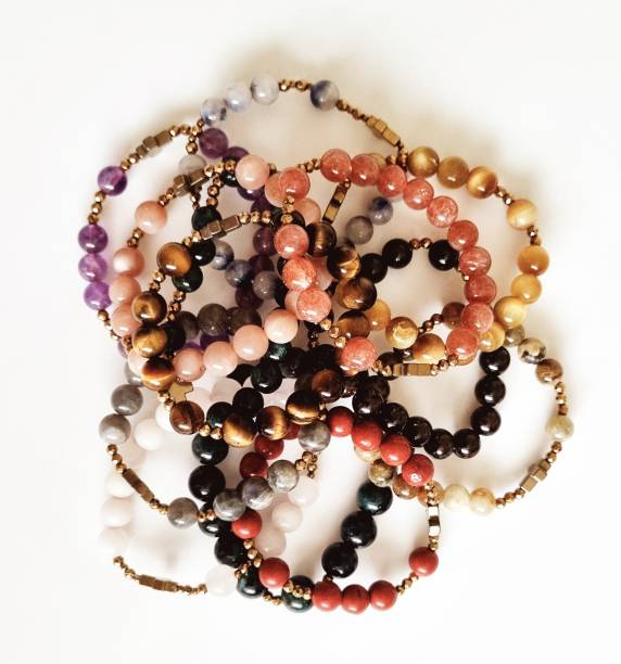 istock Colorful Gemtone Bracelets - 2 1915263058