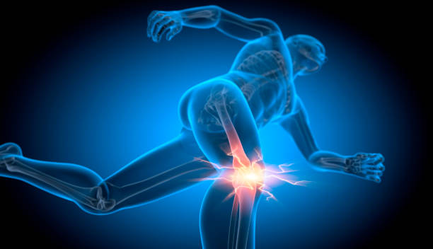 istock Running man with pain in knee joint 1915328439