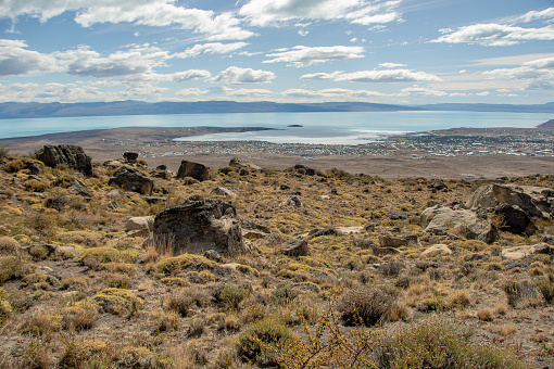 An awe-inspiring landscape featuring near El Calafate in Patagonia, Argentina