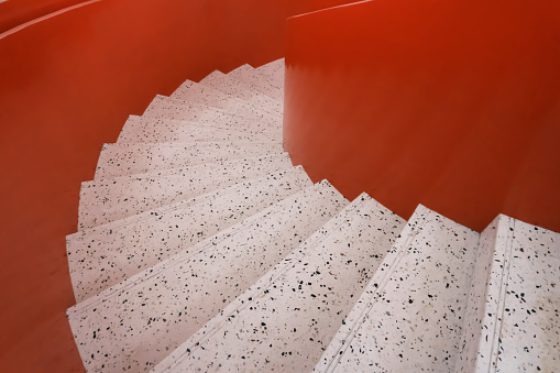 Stairs with dotted texture