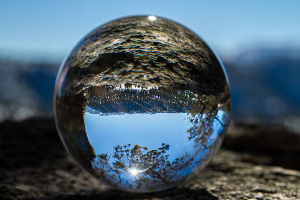 istock Optical glass ball mountain landscape 1915411774