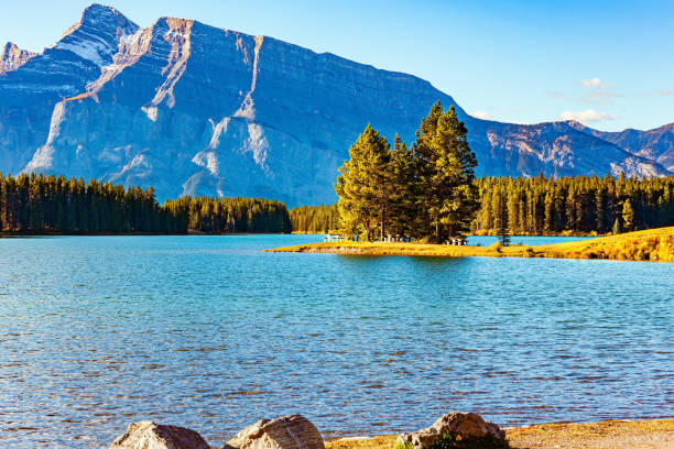 istock The cold emerald green water 1915425330