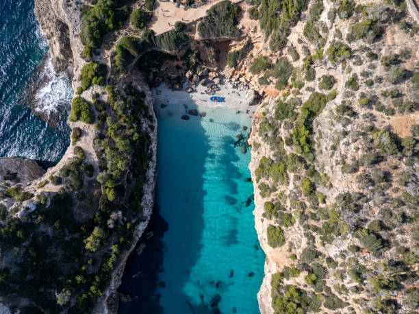 istock Drone view Calo des Moro and s'Almunia 1915430769