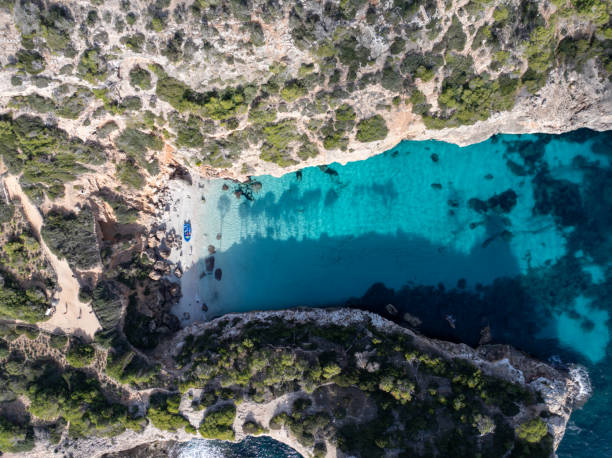 istock Drone view Calo des Moro and s'Almunia 1915447466