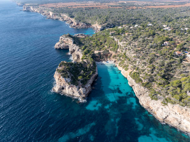 istock Drone view Calo des Moro and s'Almunia 1915449000