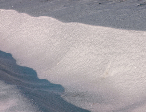 Full frame shot of snow covered land
