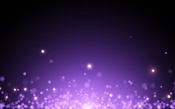 istock Abstract Purple Blurred Bokeh Light Background stock illustration 1915766240