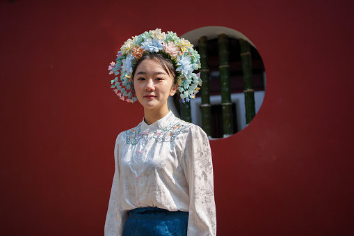 Women's traditional clothing in Quanpu, Quanzhou, China