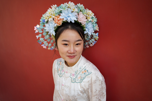 Women's traditional clothing in Quanpu, Quanzhou, China