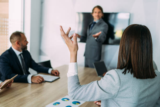 istock Business persons on meeting in the office. 1915928177