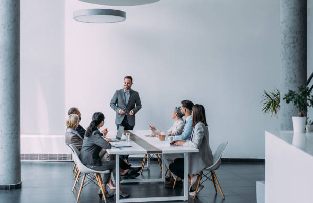 istock Business persons on meeting in the office. 1915928721