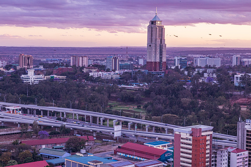 View to Nairobi. Kenya. Eastern Africa