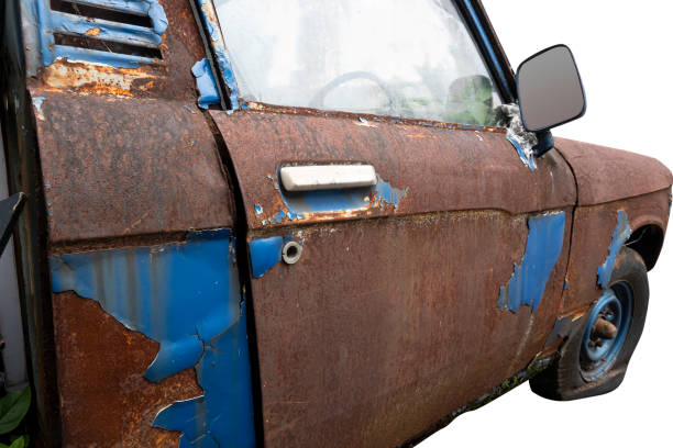 istock A broken car because of the crash accident 1916113773