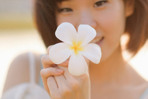 stunning thai woman with small eyes