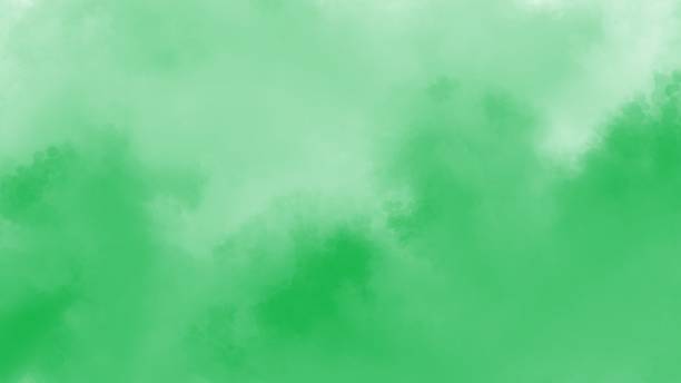 istock Green watercolor background 1916178379