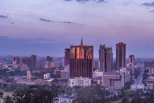 Upper Hill In Nairobi City County cityscapes skyscrapers skyline modern landscape landmarks in Kenya East Africa