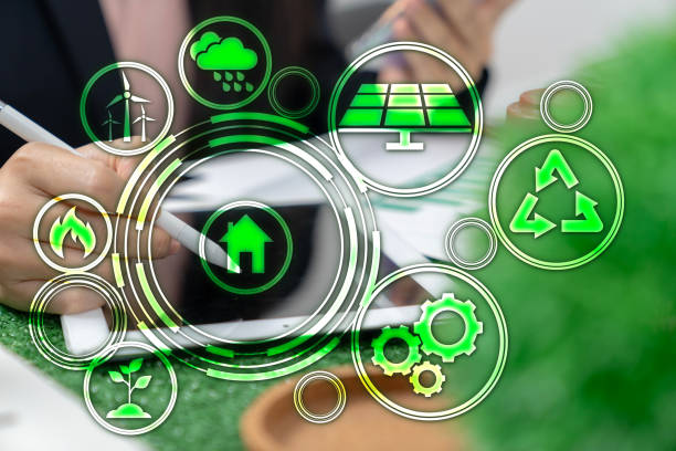 istock Business operations and plan for ESG or environmental, social, and governance concept. 1916337944