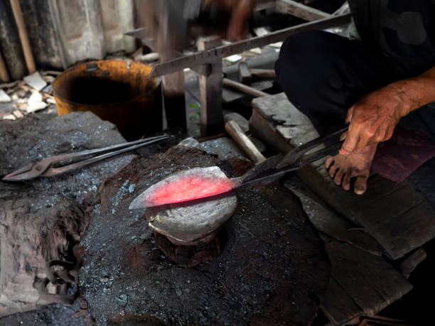 istock Forging blade for sword in chiangmai Thailand 1916361849