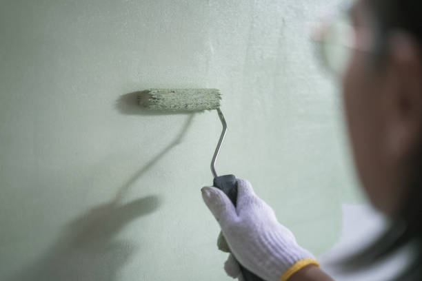 istock Women hand Paint on the walls 1916422470