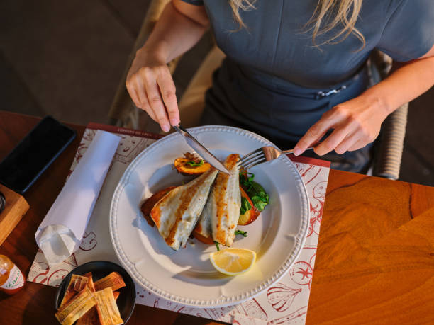 istock Fish for lunch in a restaurant! 1916438300