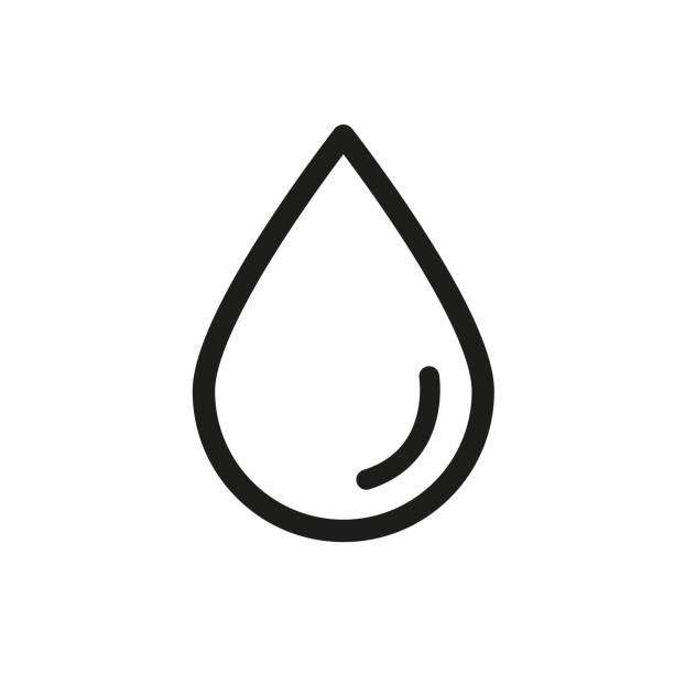 Water Drop Icon. Liquid drop icon. Vector illustration. EPS 10. Water Drop Icon. Liquid drop icon. Vector illustration. EPS 10. Stock image. rain drop stock illustrations