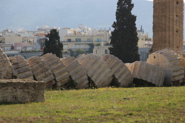 Templo de Zeus Templo de Zeus olympeion stock pictures, royalty-free photos & images