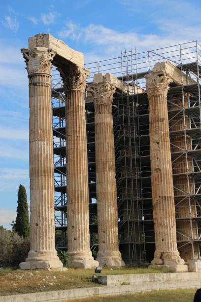 Templo de Zeus Templo de Zeus olympeion stock pictures, royalty-free photos & images