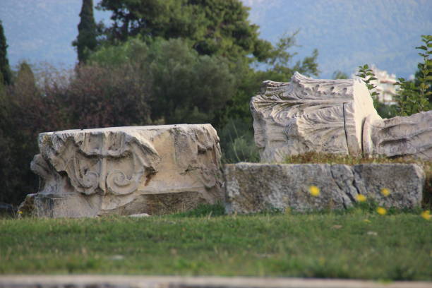 Templo de Zeus Templo de Zeus olympeion stock pictures, royalty-free photos & images