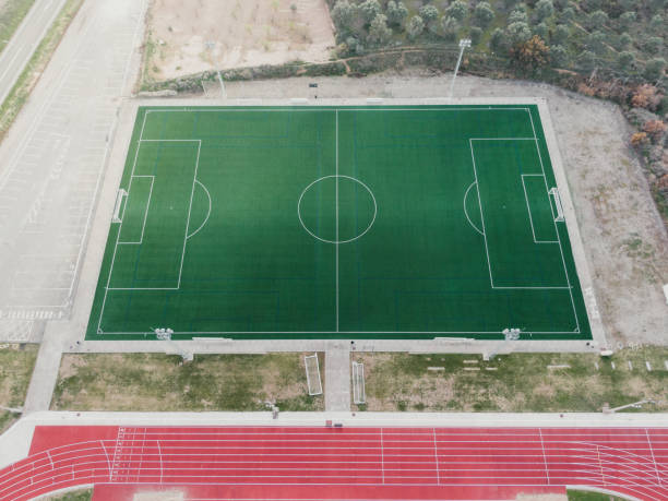 istock Soccer field from above 1916826352