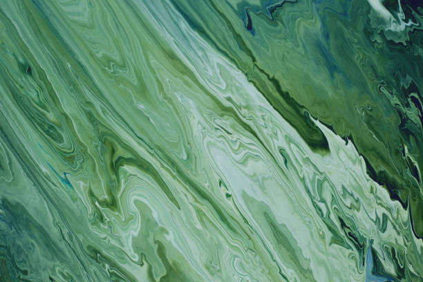 istock Abstract painting in fluid art technique 1916826377