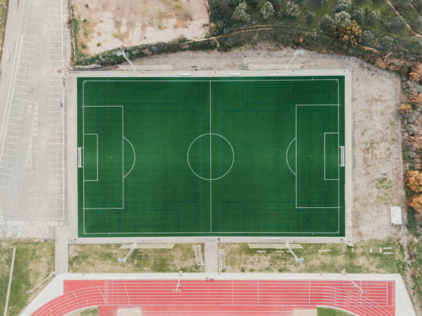 istock Soccer field from above 1916826431