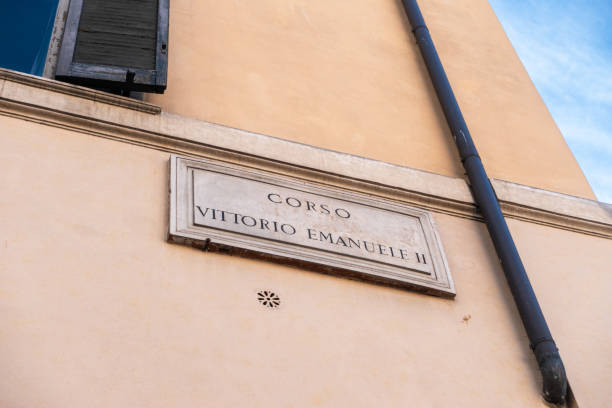 istock Rome, Street sign Corso Vittorio Emanuele II 1916826897